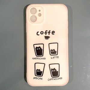 Beige Coffee Cat iPhone11 case